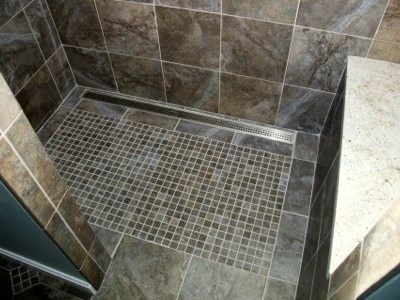 Lineup of Linear Shower Drains